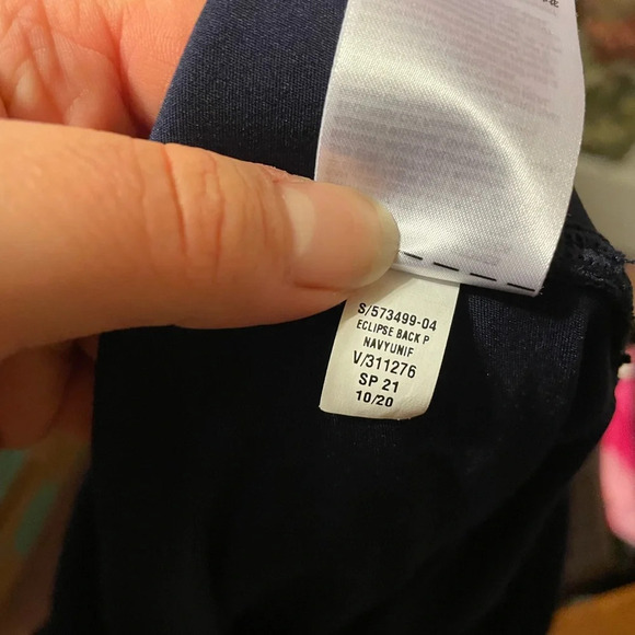 GAP FIT NAVY BLUE CROPPED LEGGINGS - Picture 4 of 5